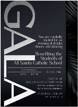 Gala Invitation